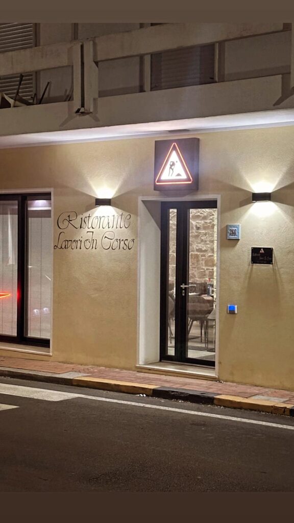 Ristorante lavori in corso