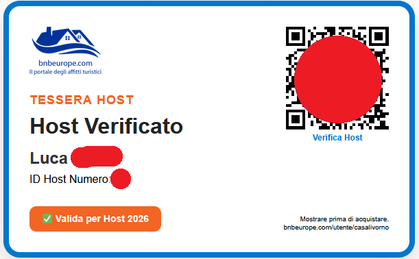 Tessera Host BnbEurope